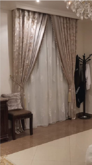 Elegant White Sheer Curtains