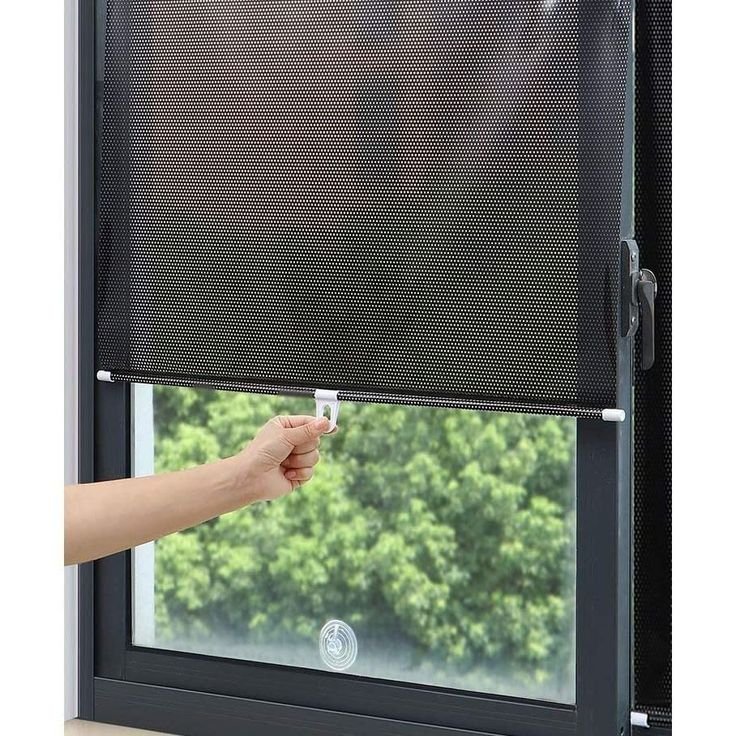 Sunscreen blinds Abu Dhabi with 58x125cm size window, blackout curtain, vacuum-pull design and modern curtain blinds