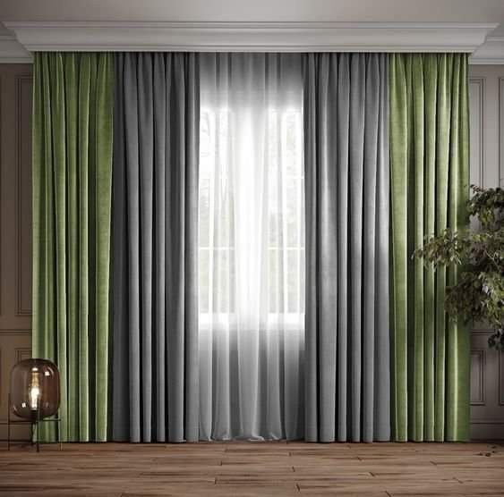 American style curtains