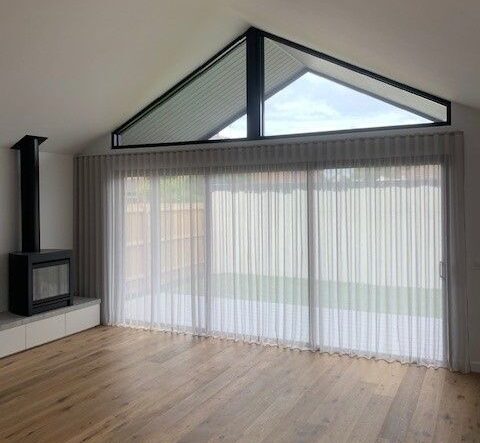 sheer and blackout curtains