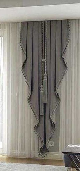 beige curtain fabric