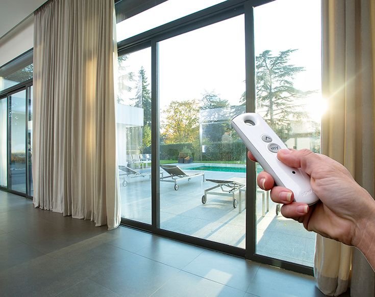 motorized blackout curtains Abu Dhabi 