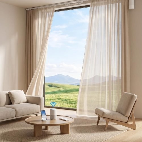 Ceiling and Wall-Mounted Curtain Installation